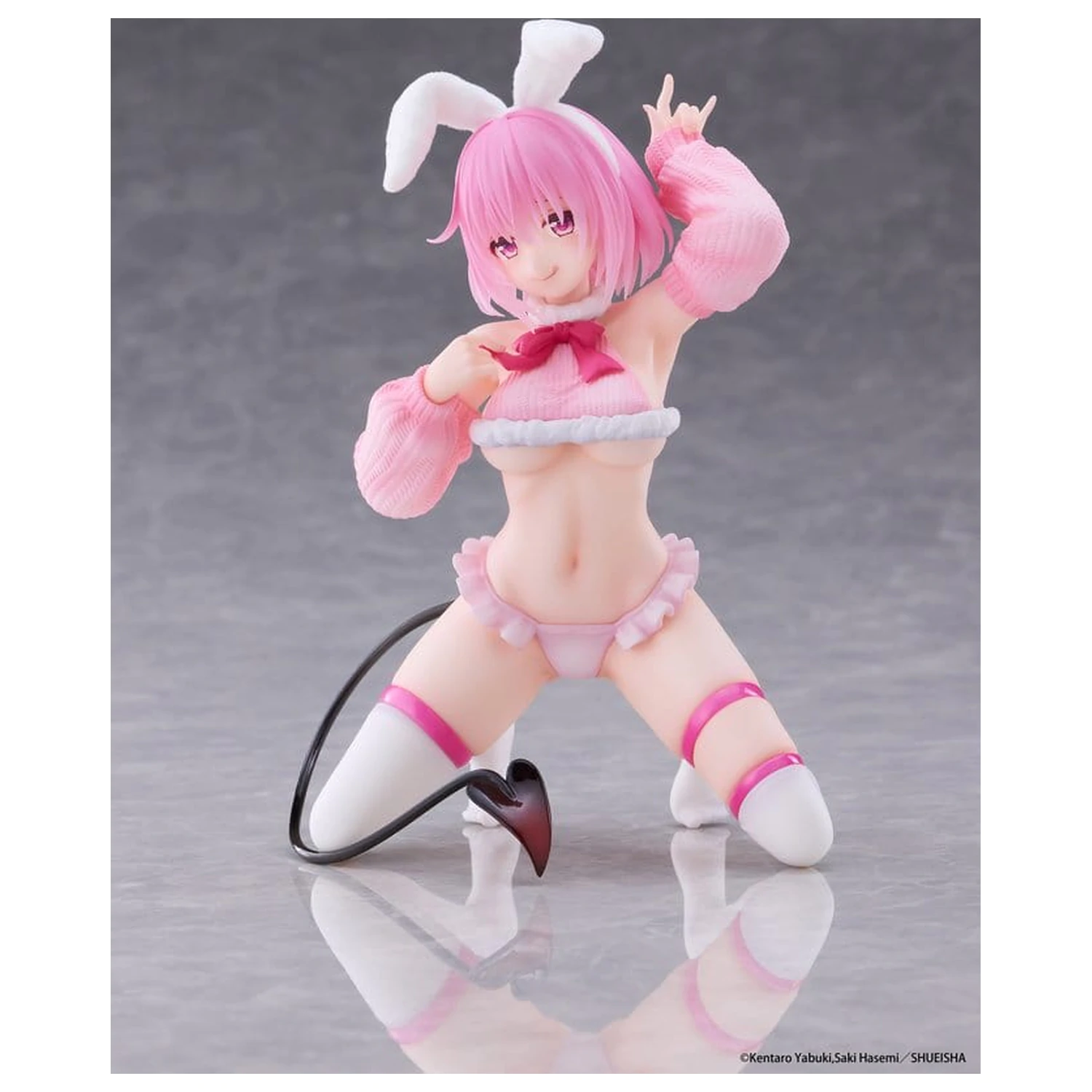 To Love-Ru Darkness MOFLOCK PVC figura Momo (Fluffy Bunny Ver.) 13 cm fotografija izdelka