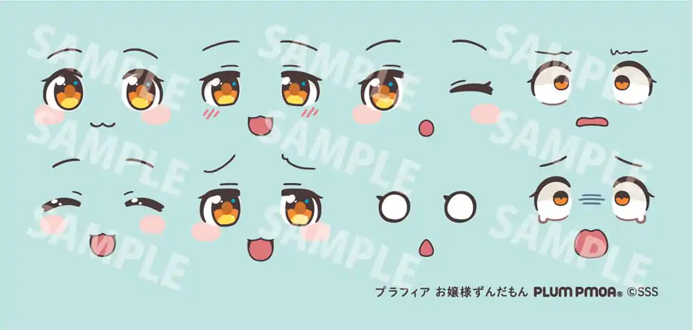 Tohoku Zunko Plastični model komplet 1/12 Plafia Ojosama Zundamon 10 cm fotografija izdelka