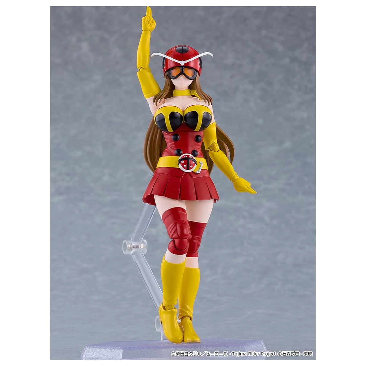 Tojima Wants to Be a Kamen Rider Figma akcijska figura Yuriko Okada (Electro-Wave Human Tackle Ver.) 14 cm fotografija izdelka