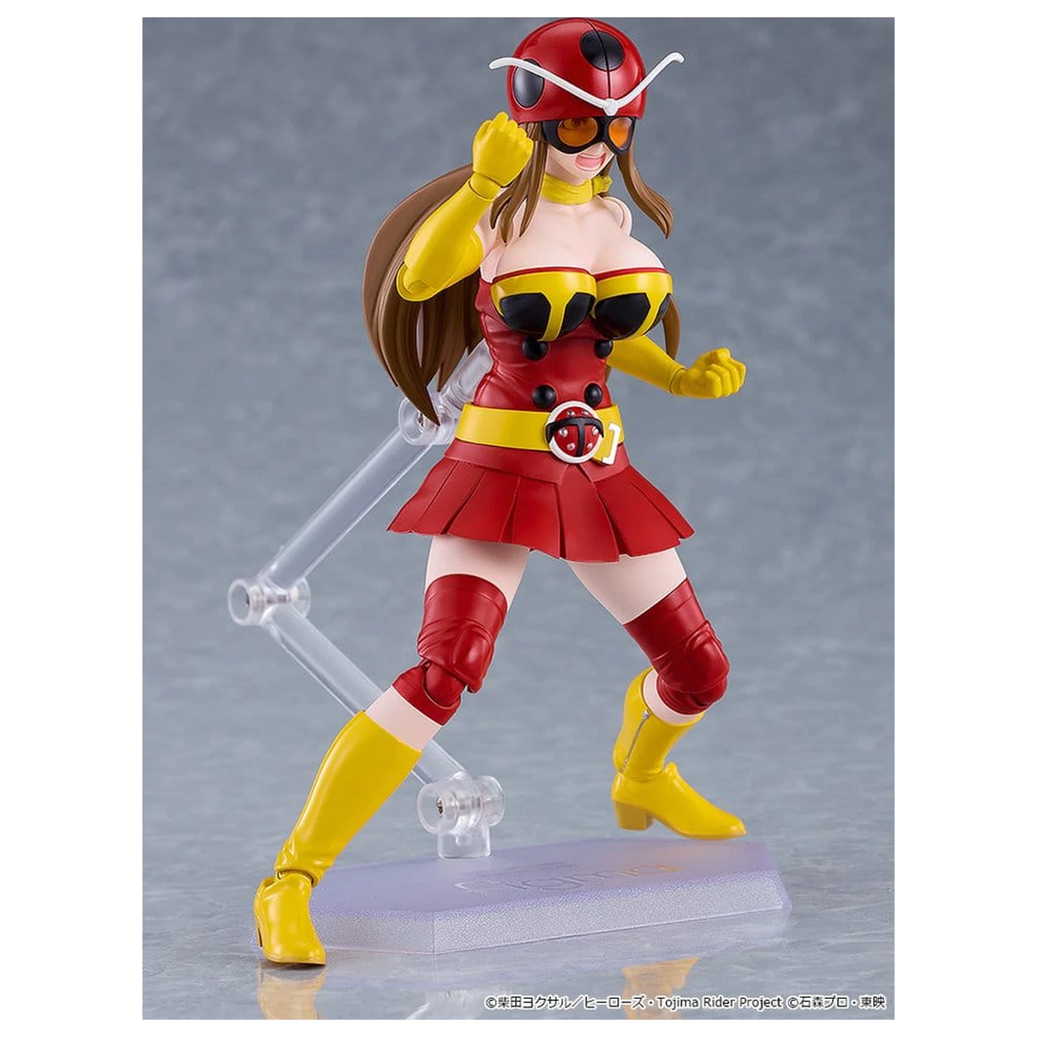 Tojima Wants to Be a Kamen Rider Figma akcijska figura Yuriko Okada (Electro-Wave Human Tackle Ver.) 14 cm fotografija izdelka