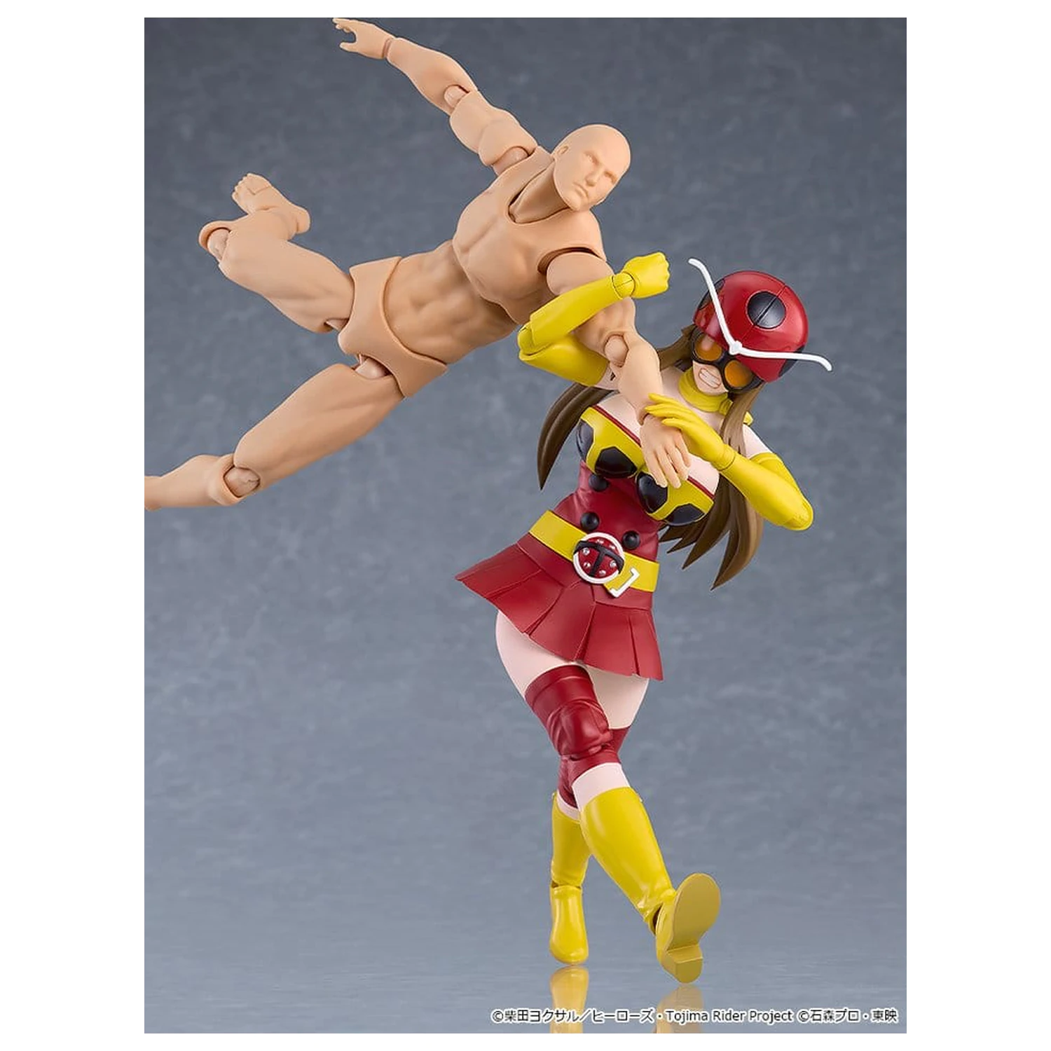 Tojima Wants to Be a Kamen Rider Figma akcijska figura Yuriko Okada (Electro-Wave Human Tackle Ver.) 14 cm fotografija izdelka