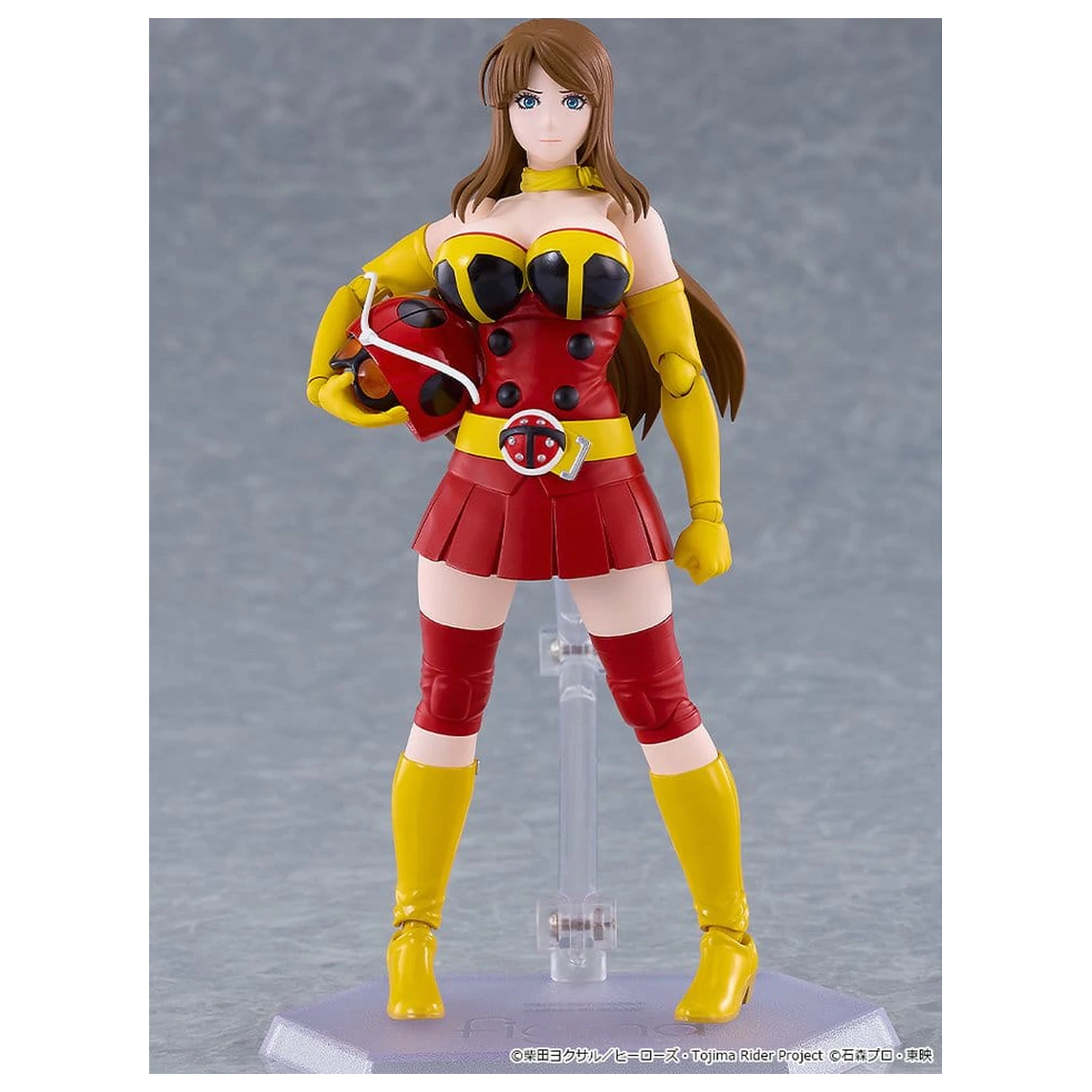 Tojima Wants to Be a Kamen Rider Figma akcijska figura Yuriko Okada (Electro-Wave Human Tackle Ver.) 14 cm fotografija izdelka