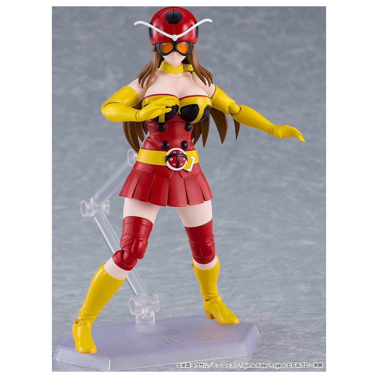 Tojima Wants to Be a Kamen Rider Figma akcijska figura Yuriko Okada (Electro-Wave Human Tackle Ver.) 14 cm fotografija izdelka