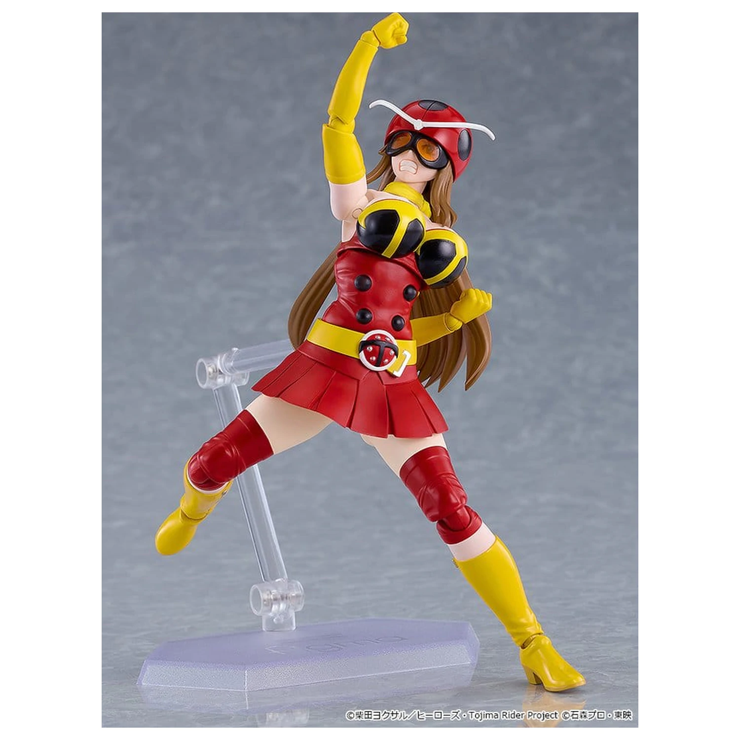 Tojima Wants to Be a Kamen Rider Figma akcijska figura Yuriko Okada (Electro-Wave Human Tackle Ver.) 14 cm fotografija izdelka