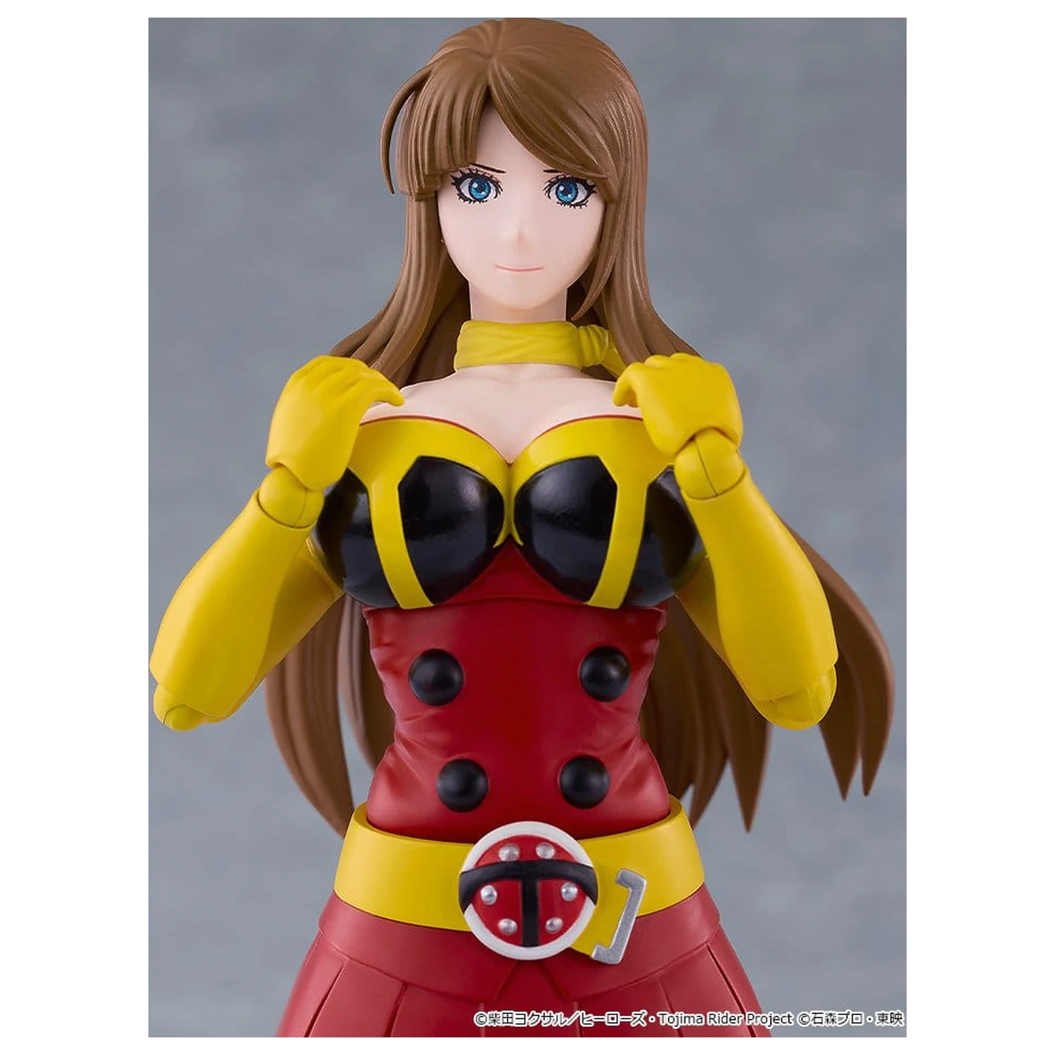 Tojima Wants to Be a Kamen Rider Figma akcijska figura Yuriko Okada (Electro-Wave Human Tackle Ver.) 14 cm fotografija izdelka