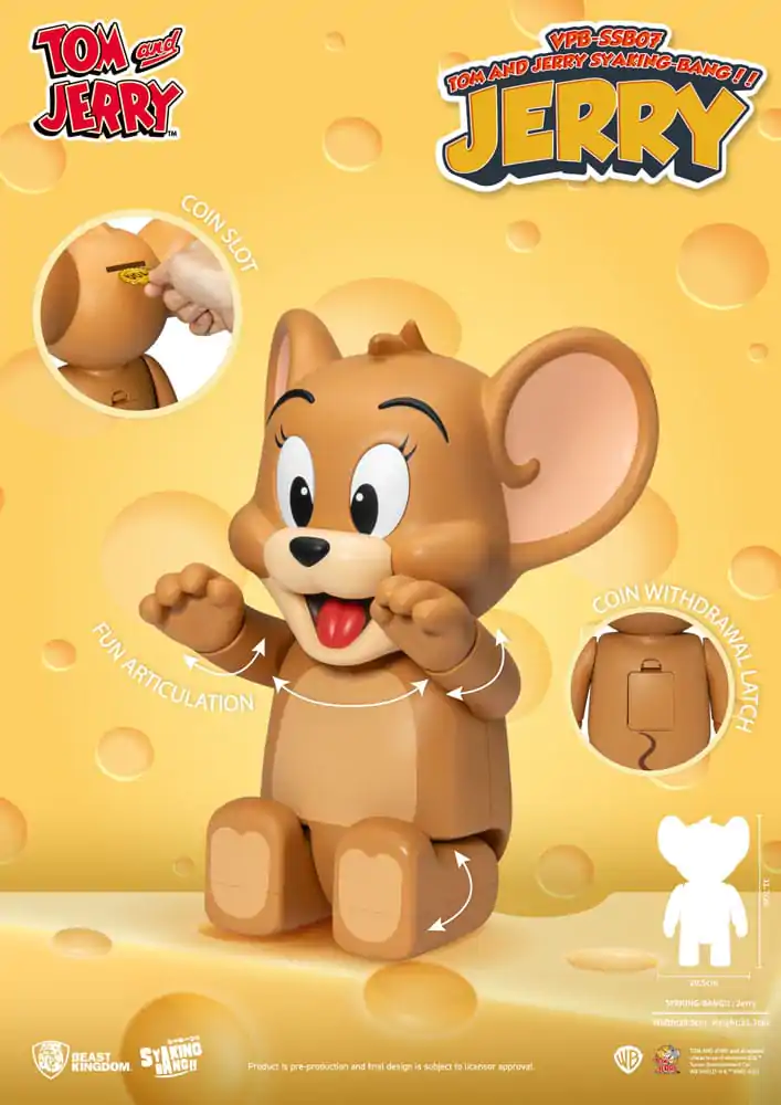 Tom & Jerry Syaking Bang PVC figurica Jerry 30 cm fotografija izdelka