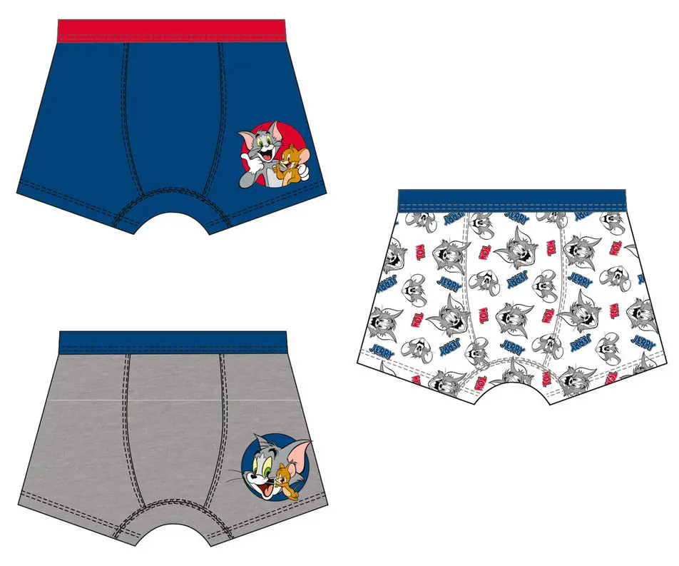Tom and Jerry otroške boksarice, 3-paket 122/128 cm fotografija izdelka