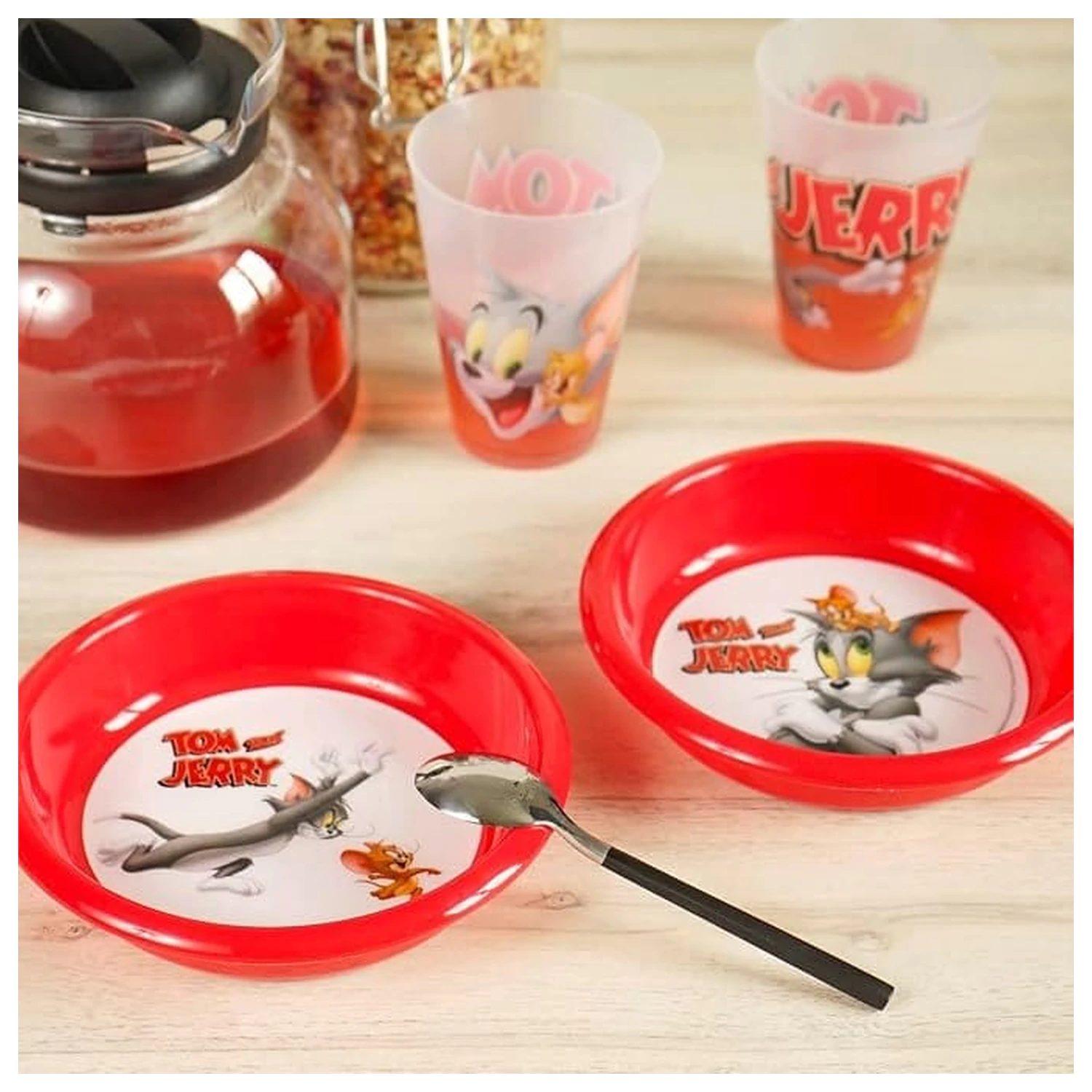 Tom & Jerry sklede za kosmiče, 4 kosi, 300 ml fotografija izdelka