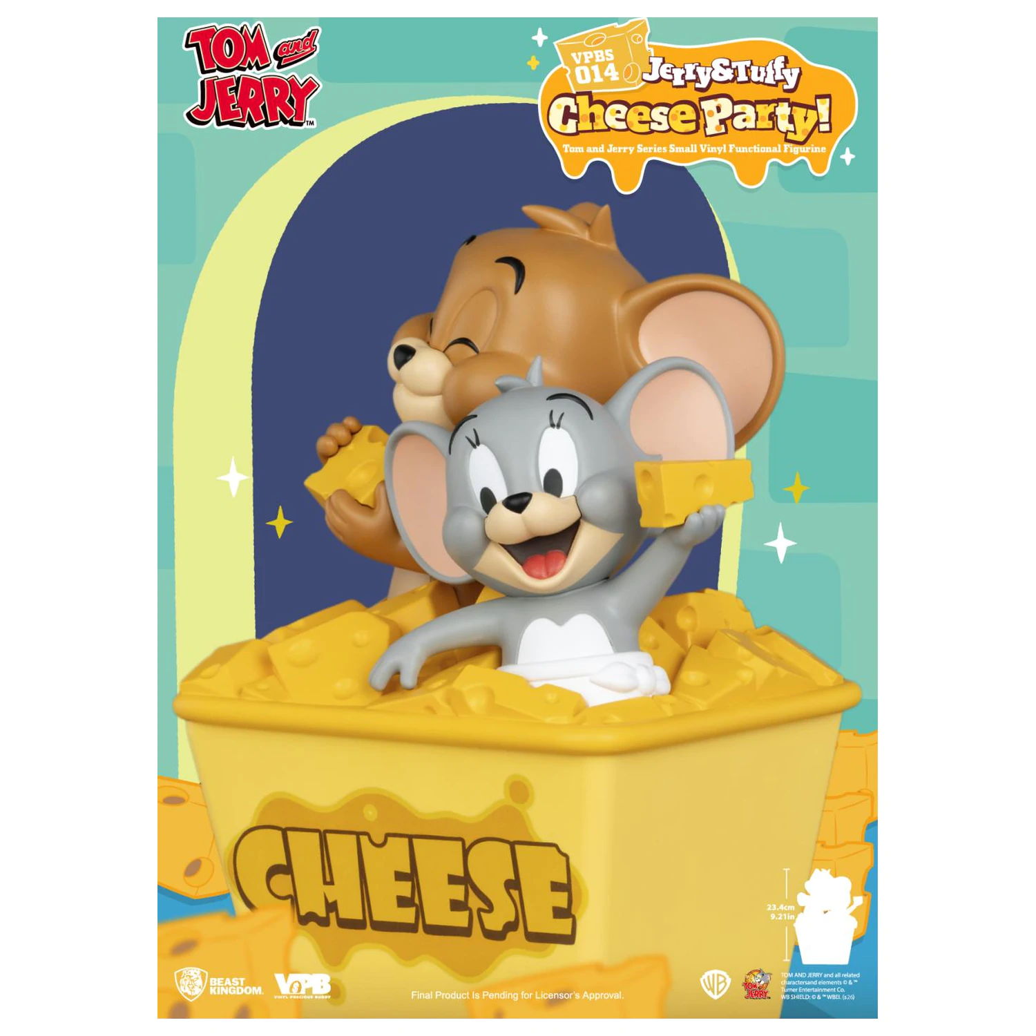 Tom & Jerry "Jerry & Tuffy Cheese Party" hranilnik 23.4 cm fotografija izdelka