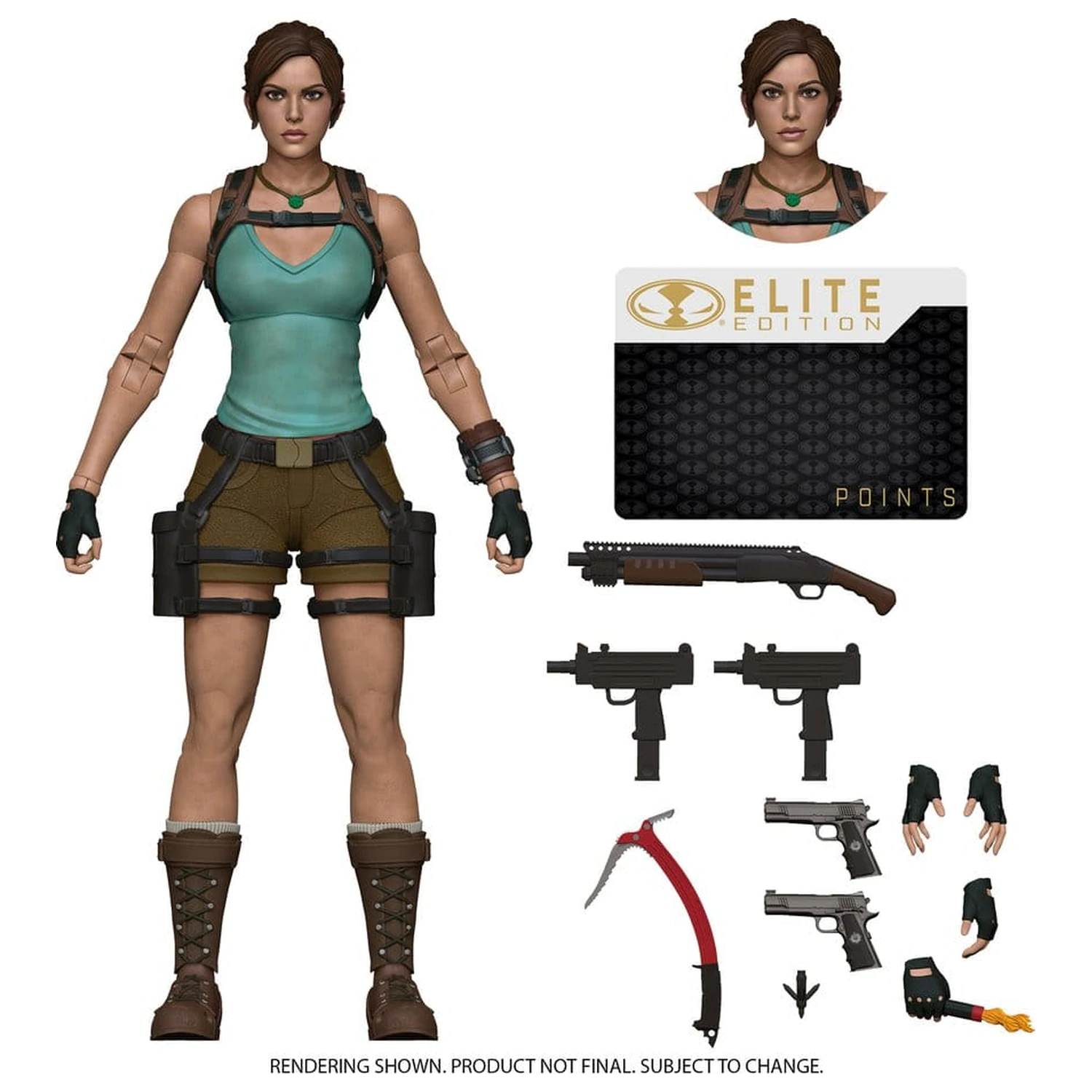 Tomb Raider: Legacy of Atlantis McFarlane Elite Edition Deluxe akcijska figura Lara Croft (Tomb Raider: Legacy of Atlantis) #25 18 cm fotografija izdelka