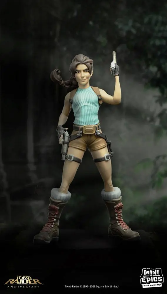 Tomb Raider Mini Epics Vinil Figura Lara Croft 17 cm fotografija izdelka