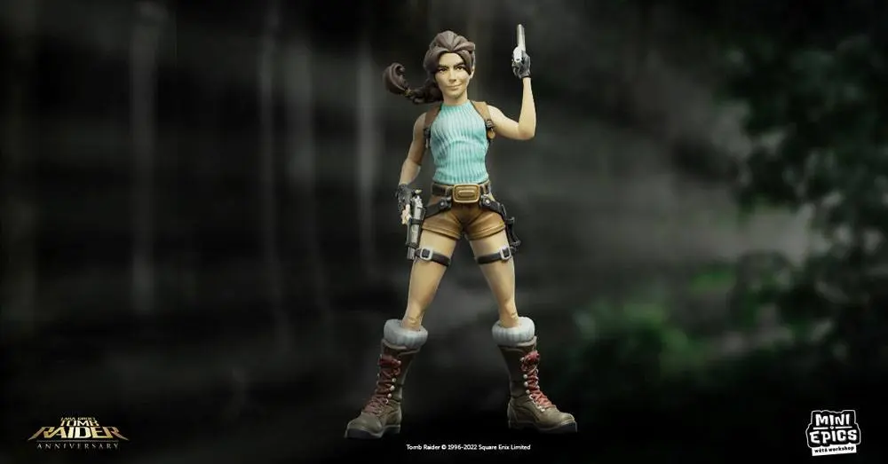 Tomb Raider Mini Epics Vinil Figura Lara Croft 17 cm fotografija izdelka