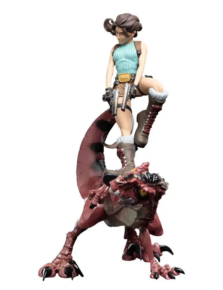 Tomb Raider Mini Epics Vinil Figura Lara Croft & Raptor 24 cm fotografija izdelka