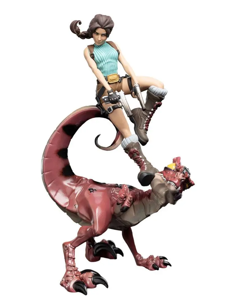 Tomb Raider Mini Epics Vinil Figura Lara Croft & Raptor 24 cm fotografija izdelka