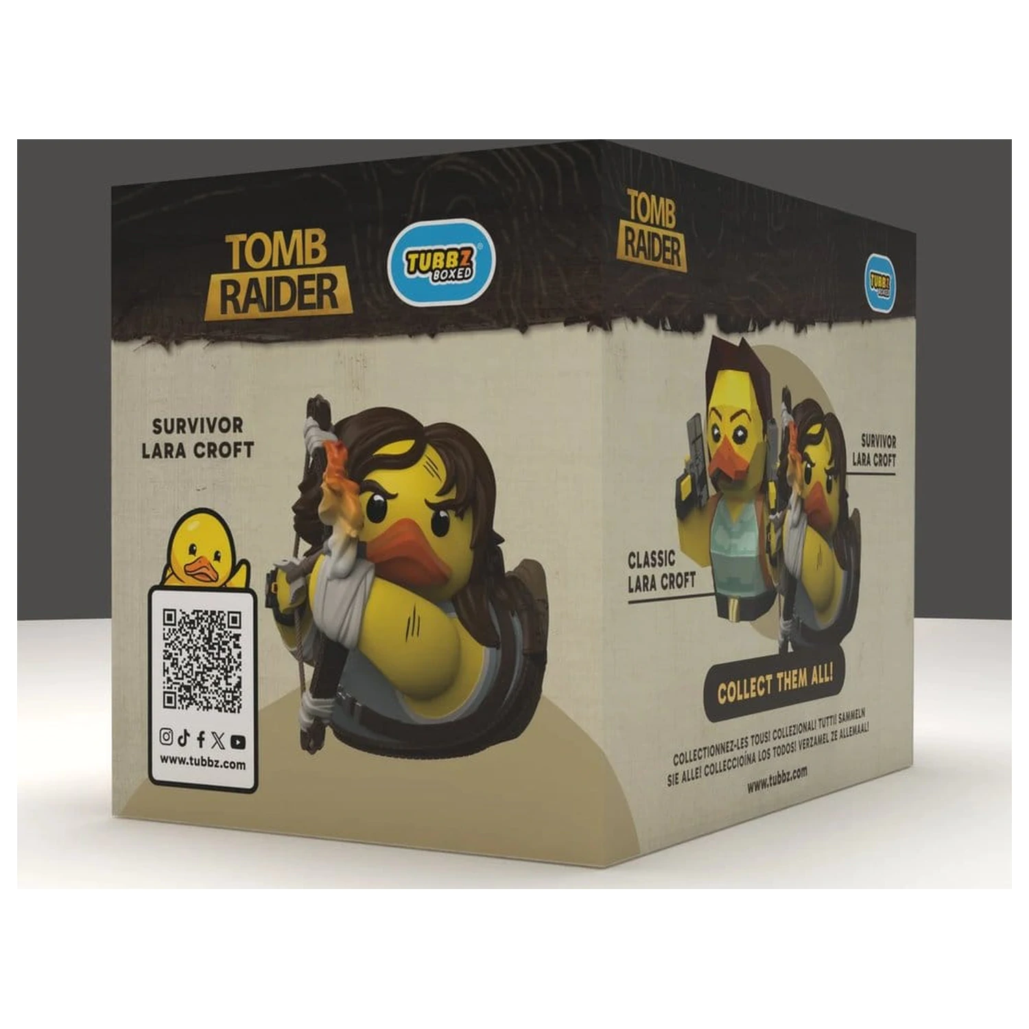 Tomb Raider Tubbz PVC figurica Lara Croft (Survivor) Boxed Edition 10 cm fotografija izdelka