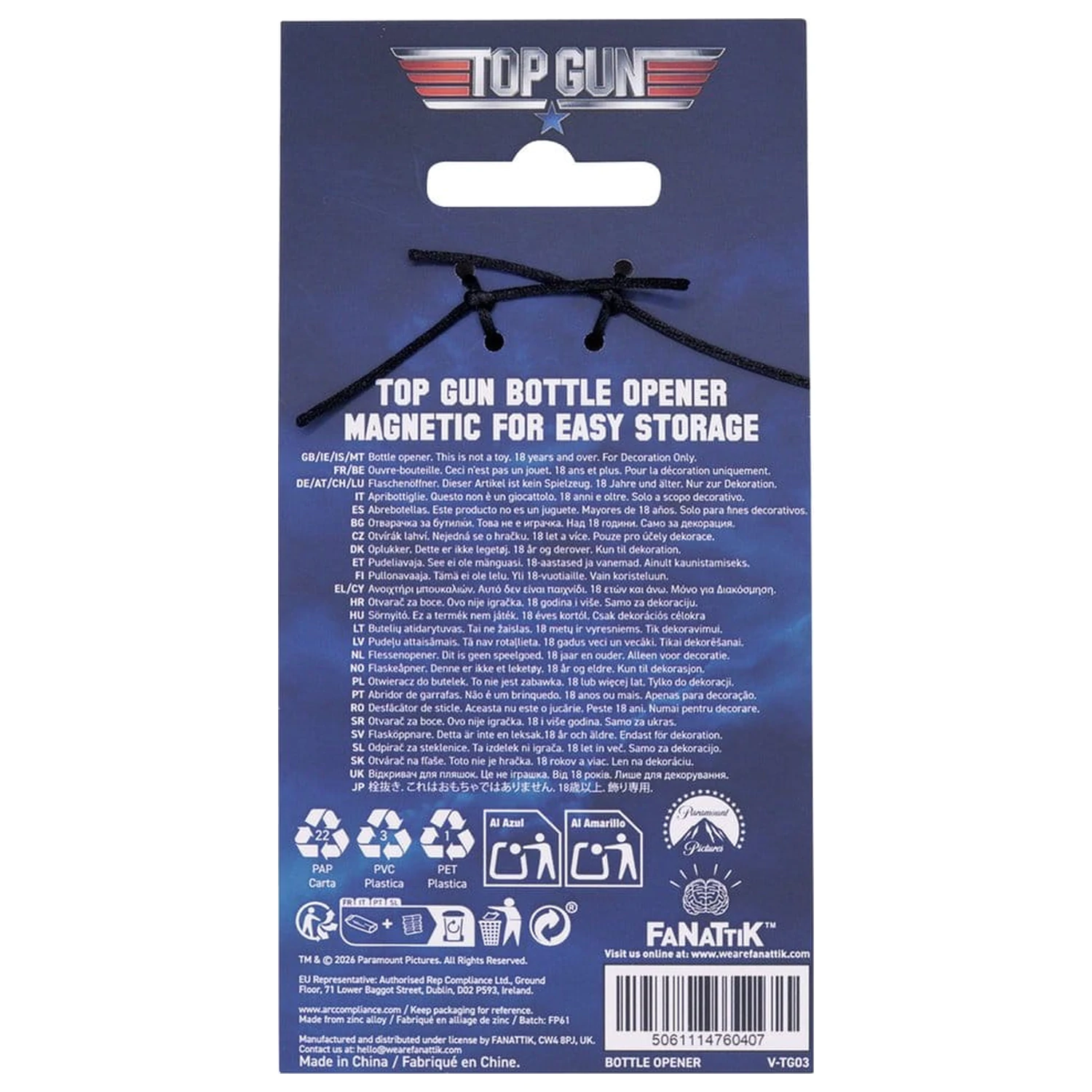 Top Gun odpirač za steklenice F-14 Limited Edition fotografija izdelka