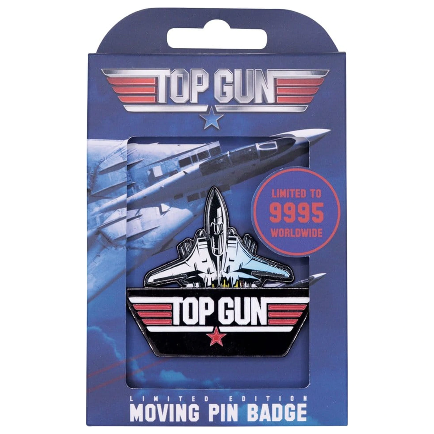 Top Gun Pin Badge premikajoča se omejena izdaja fotografija izdelka