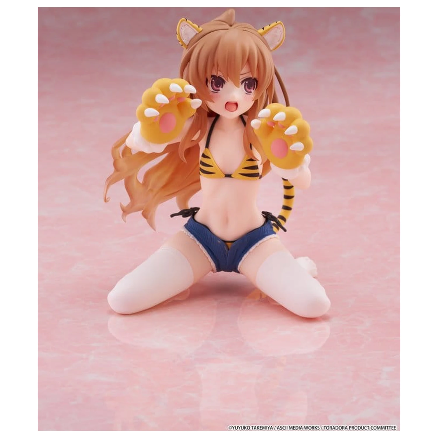 Toradora! Namizna Cute PVC figura Taiga Aisaka (Tiger Costume Swimwear Ver.) 13 cm fotografija izdelka