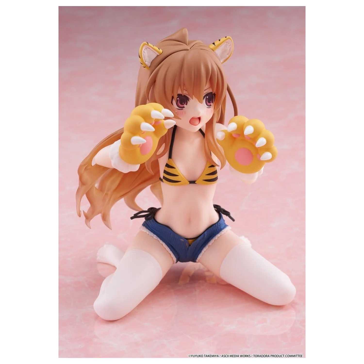 Toradora! Namizna Cute PVC figura Taiga Aisaka (Tiger Costume Swimwear Ver.) 13 cm fotografija izdelka