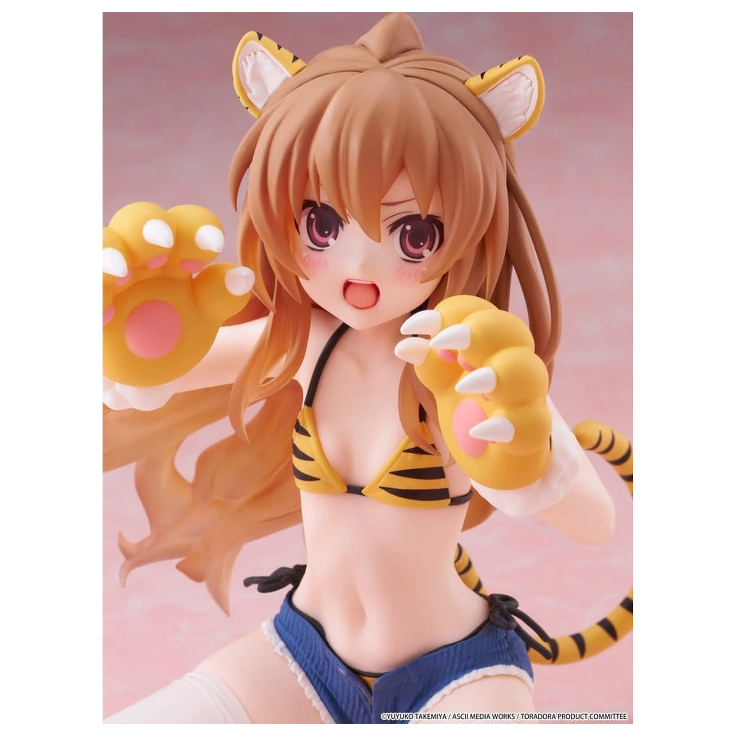 Toradora! Namizna Cute PVC figura Taiga Aisaka (Tiger Costume Swimwear Ver.) 13 cm fotografija izdelka