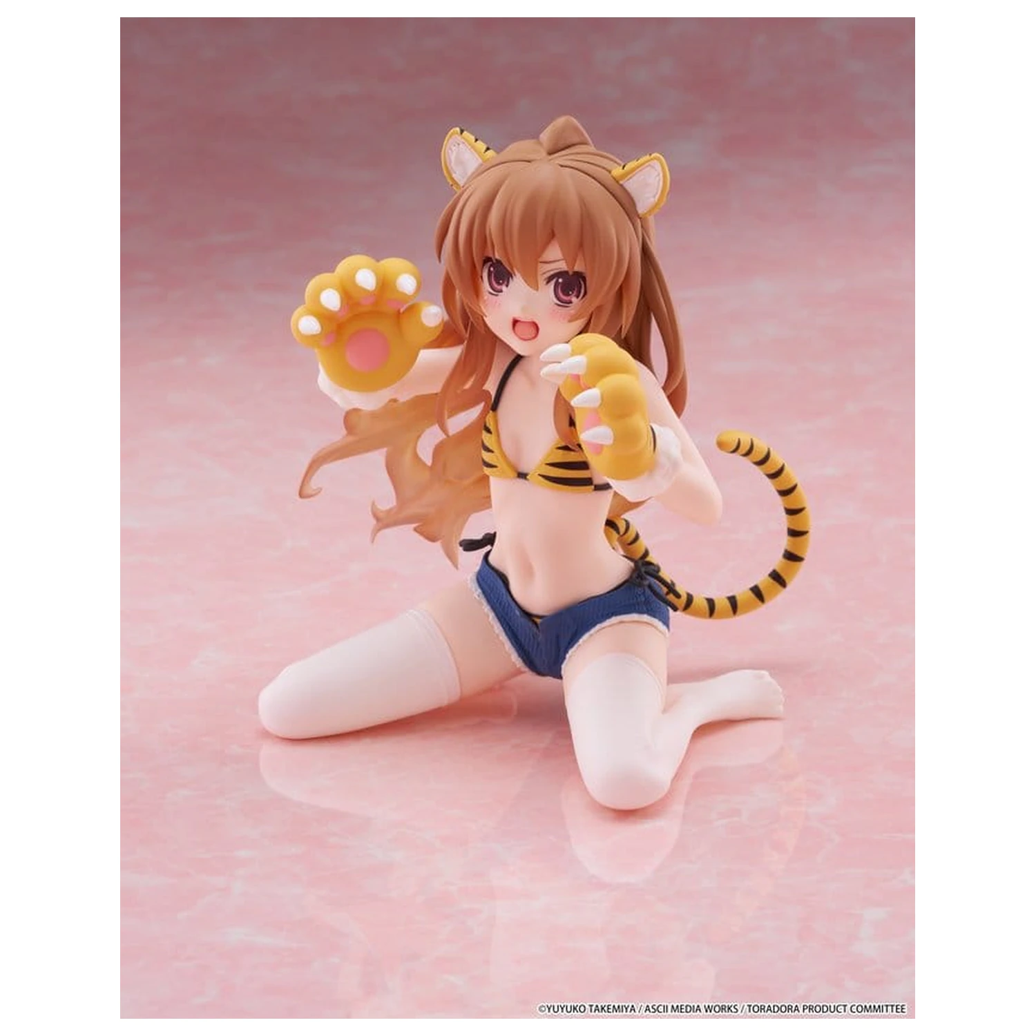 Toradora! Namizna Cute PVC figura Taiga Aisaka (Tiger Costume Swimwear Ver.) 13 cm fotografija izdelka