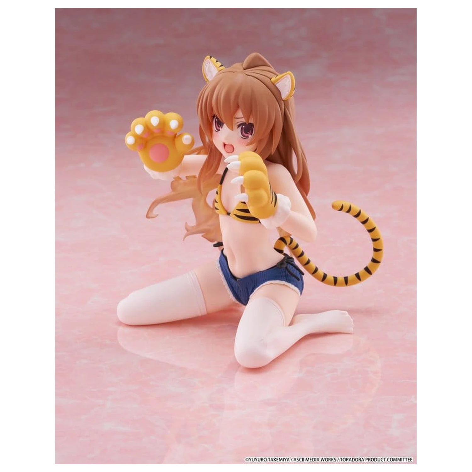Toradora! Namizna Cute PVC figura Taiga Aisaka (Tiger Costume Swimwear Ver.) 13 cm fotografija izdelka