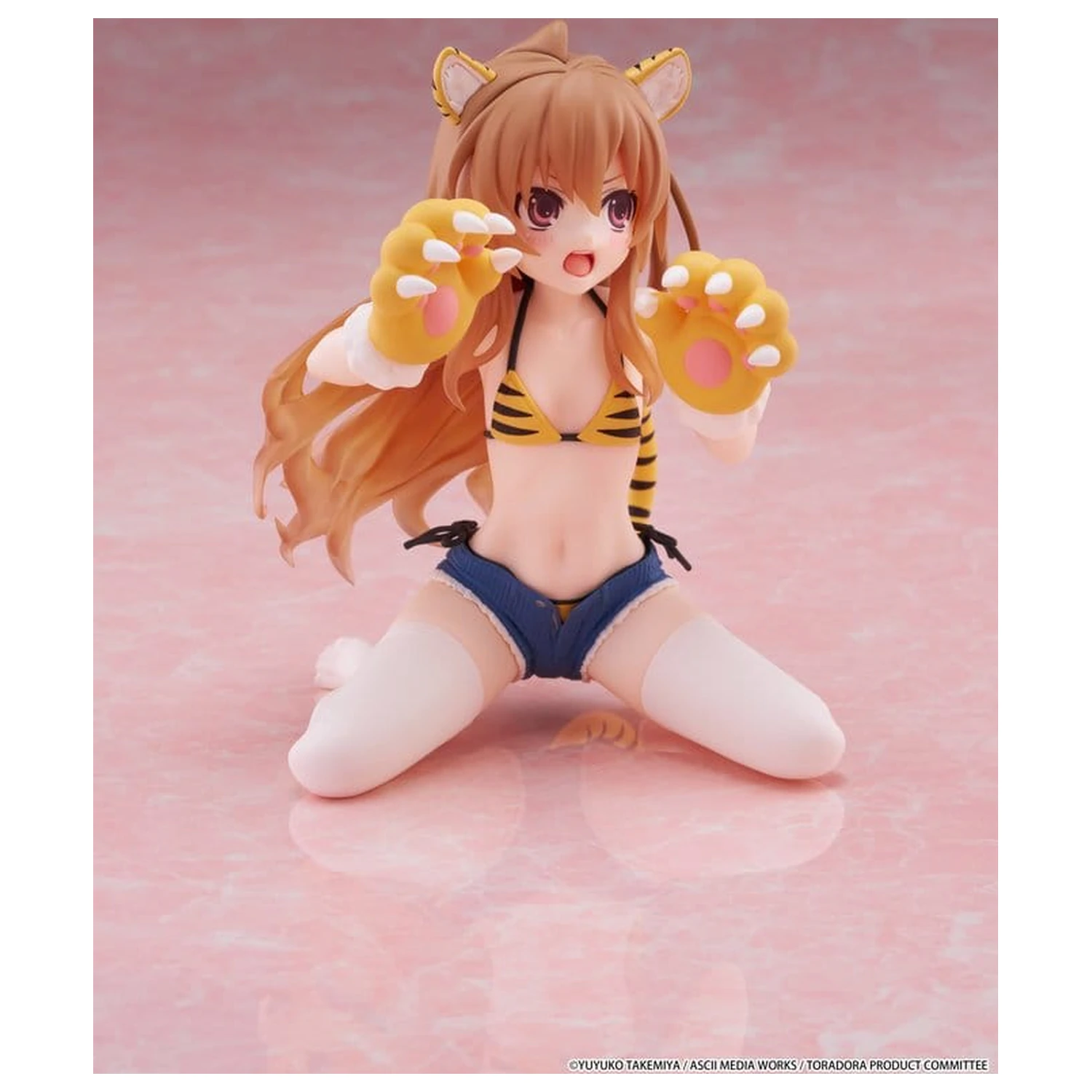 Toradora! Namizna Cute PVC figura Taiga Aisaka (Tiger Costume Swimwear Ver.) 13 cm fotografija izdelka