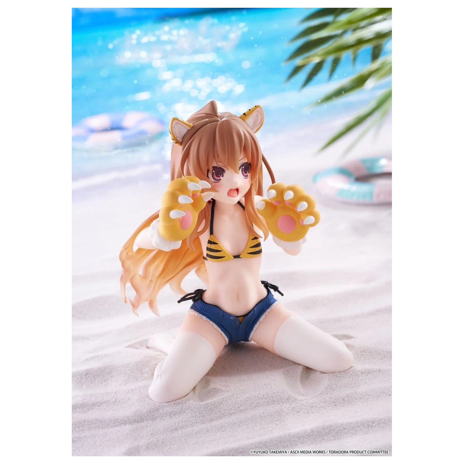 Toradora! Namizna Cute PVC figura Taiga Aisaka (Tiger Costume Swimwear Ver.) 13 cm fotografija izdelka