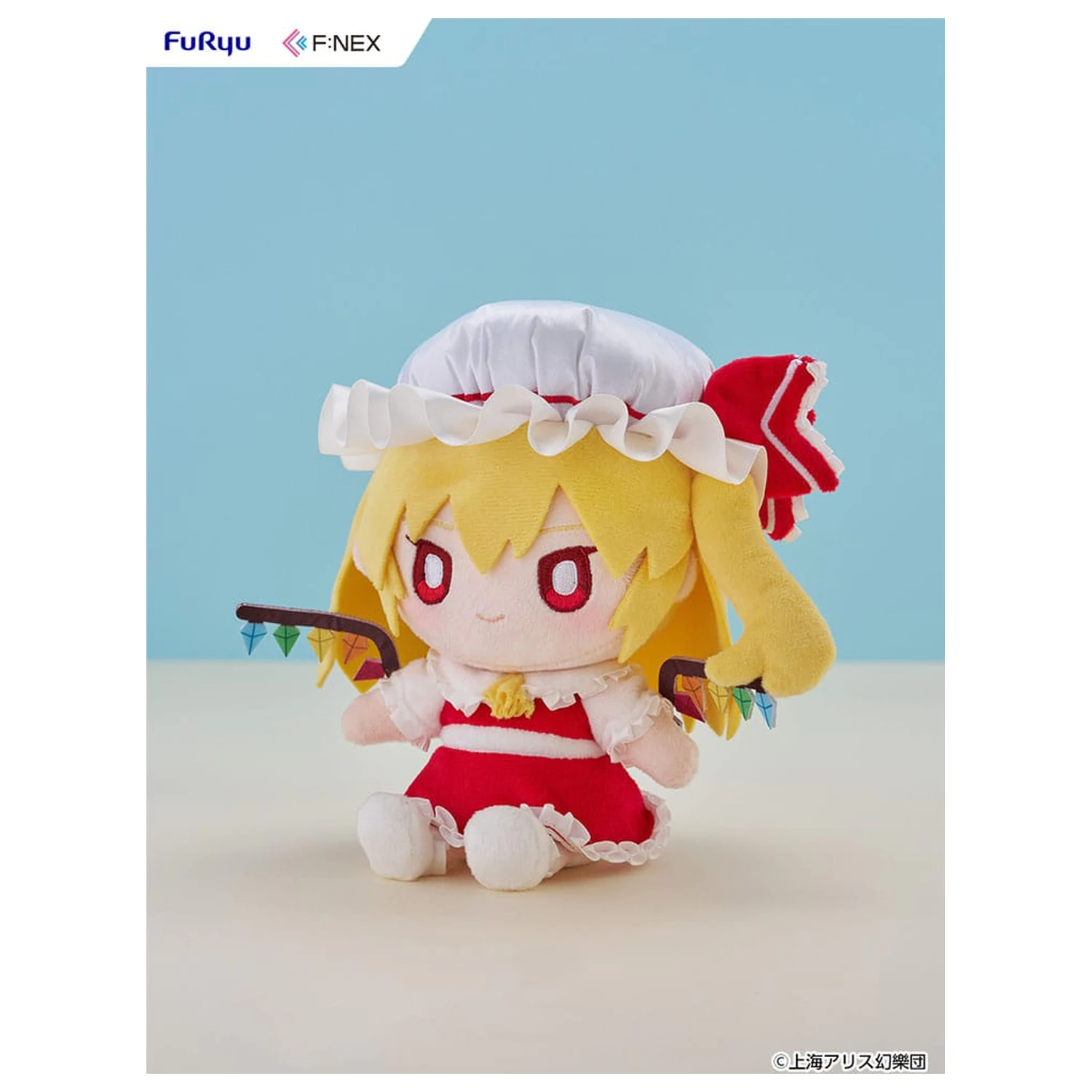 Touhou Project F:NEX HOWAHOWA Series plišasta figura Flandre Scarlet 18 cm fotografija izdelka