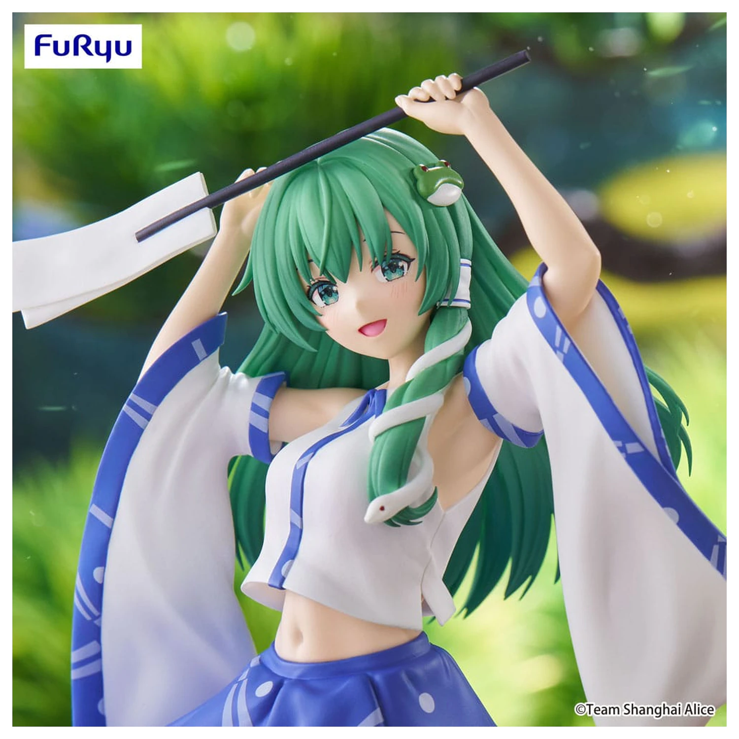 Touhou Project Noodle Stopper PVC kip Sanae Kochiya 13 cm fotografija izdelka