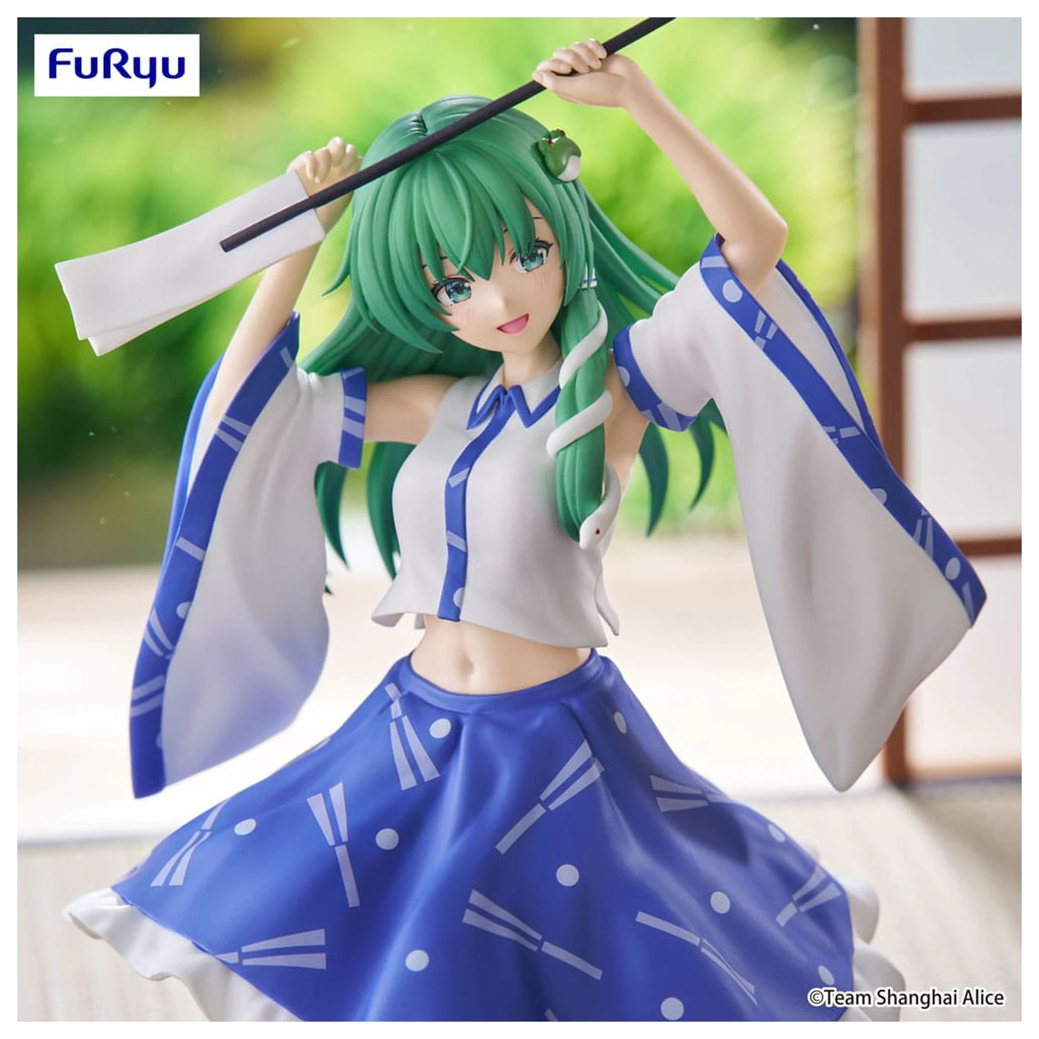 Touhou Project Noodle Stopper PVC kip Sanae Kochiya 13 cm fotografija izdelka