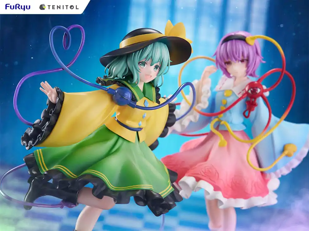 Touhou Project Tenitol PVC Kip Koishi Komeiji & Satori Komeiji 22 cm fotografija izdelka