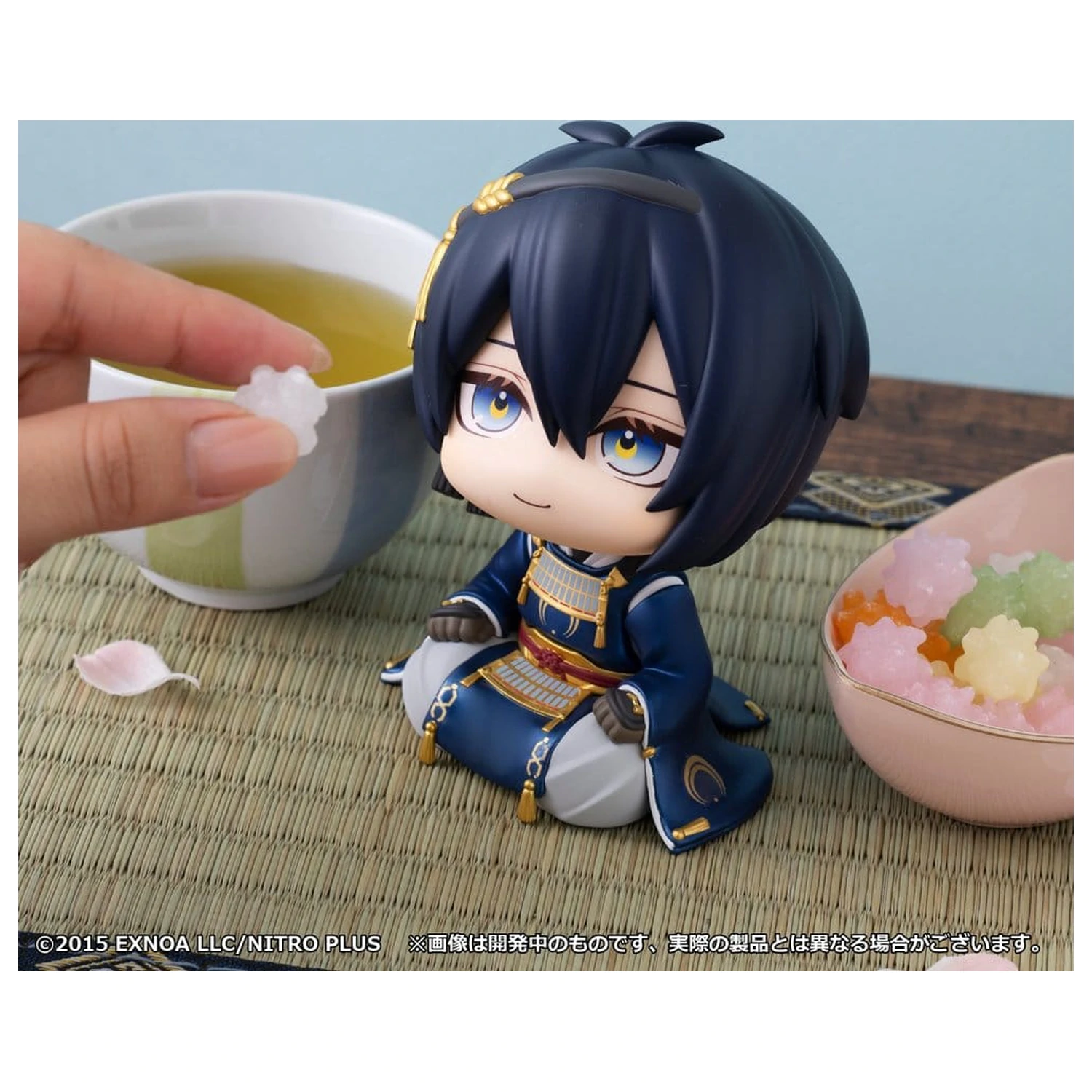 Touken Ranbu-ONLINE Look Up PVC figura Munechika Mikazuki 11 cm fotografija izdelka
