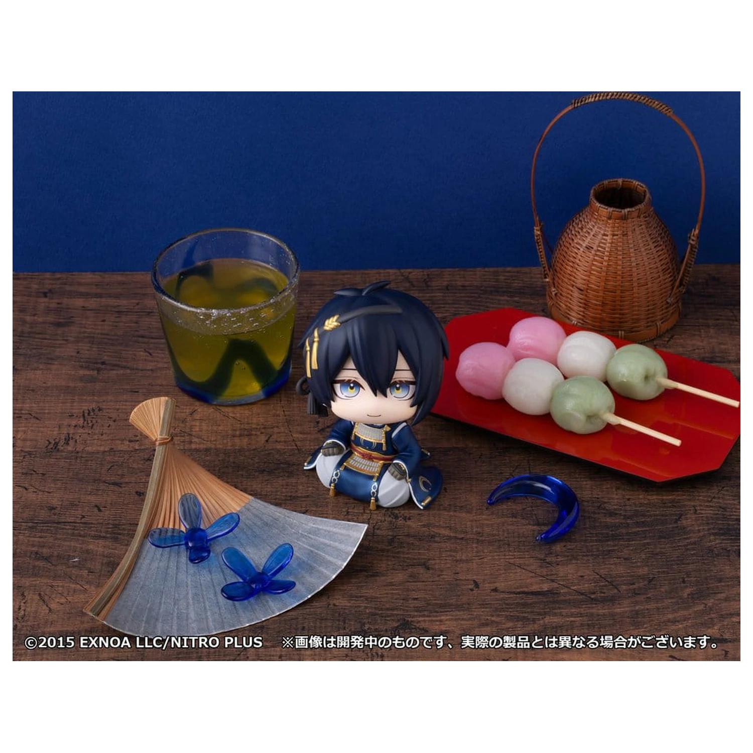 Touken Ranbu-ONLINE Look Up PVC figura Munechika Mikazuki 11 cm fotografija izdelka