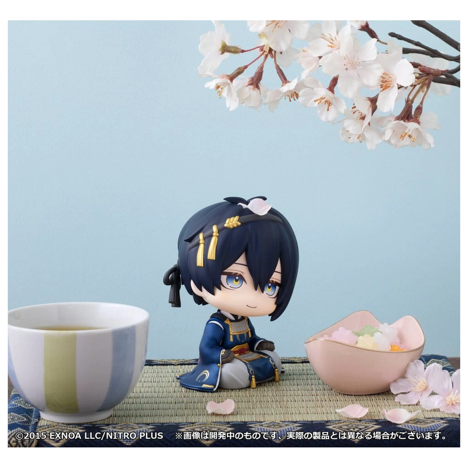 Touken Ranbu-ONLINE Look Up PVC figura Munechika Mikazuki 11 cm fotografija izdelka