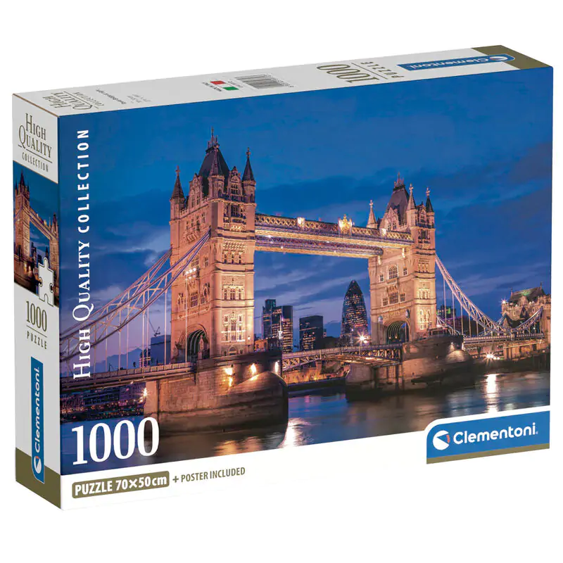 Puzzle Tower Bridge at Night 1000 kosov fotografija izdelka