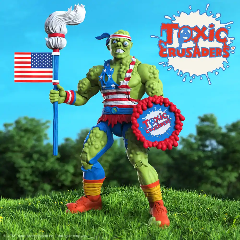 Toxic Crusaders Ultimates akcijska figura Toxie (Vintage Toy America) 18 cm fotografija izdelka