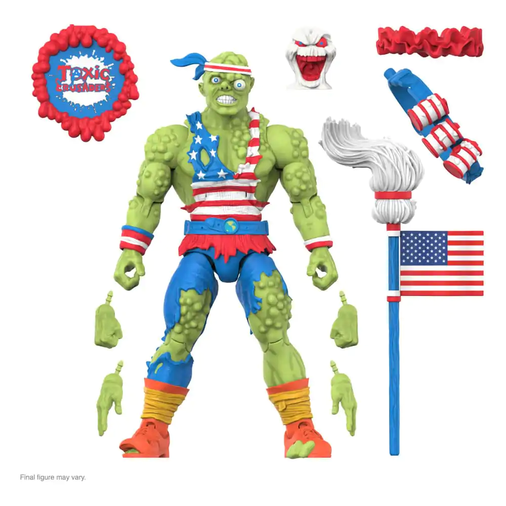 Toxic Crusaders Ultimates akcijska figura Toxie (Vintage Toy America) 18 cm fotografija izdelka