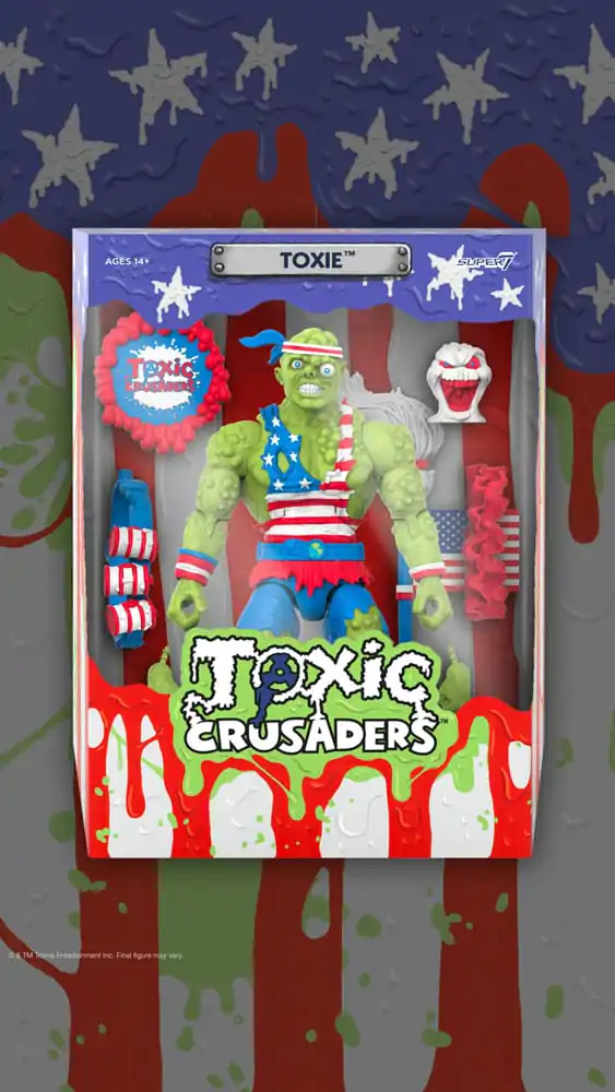 Toxic Crusaders Ultimates akcijska figura Toxie (Vintage Toy America) 18 cm fotografija izdelka