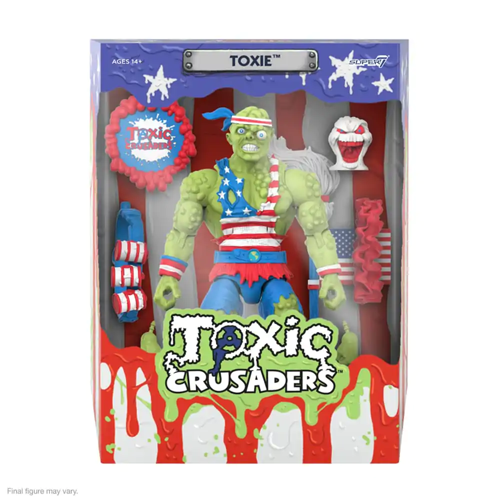 Toxic Crusaders Ultimates akcijska figura Toxie (Vintage Toy America) 18 cm fotografija izdelka