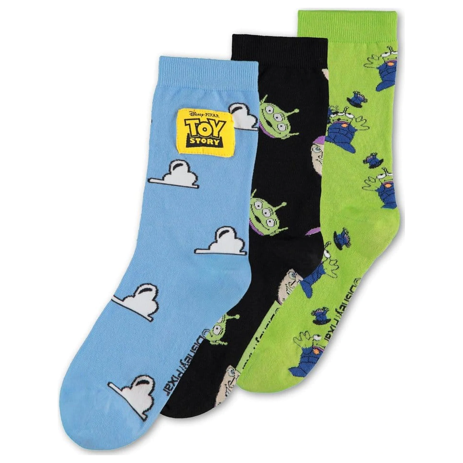 Toy Story 5 nogavice, komplet 3 parov, Crew 35-38 fotografija izdelka