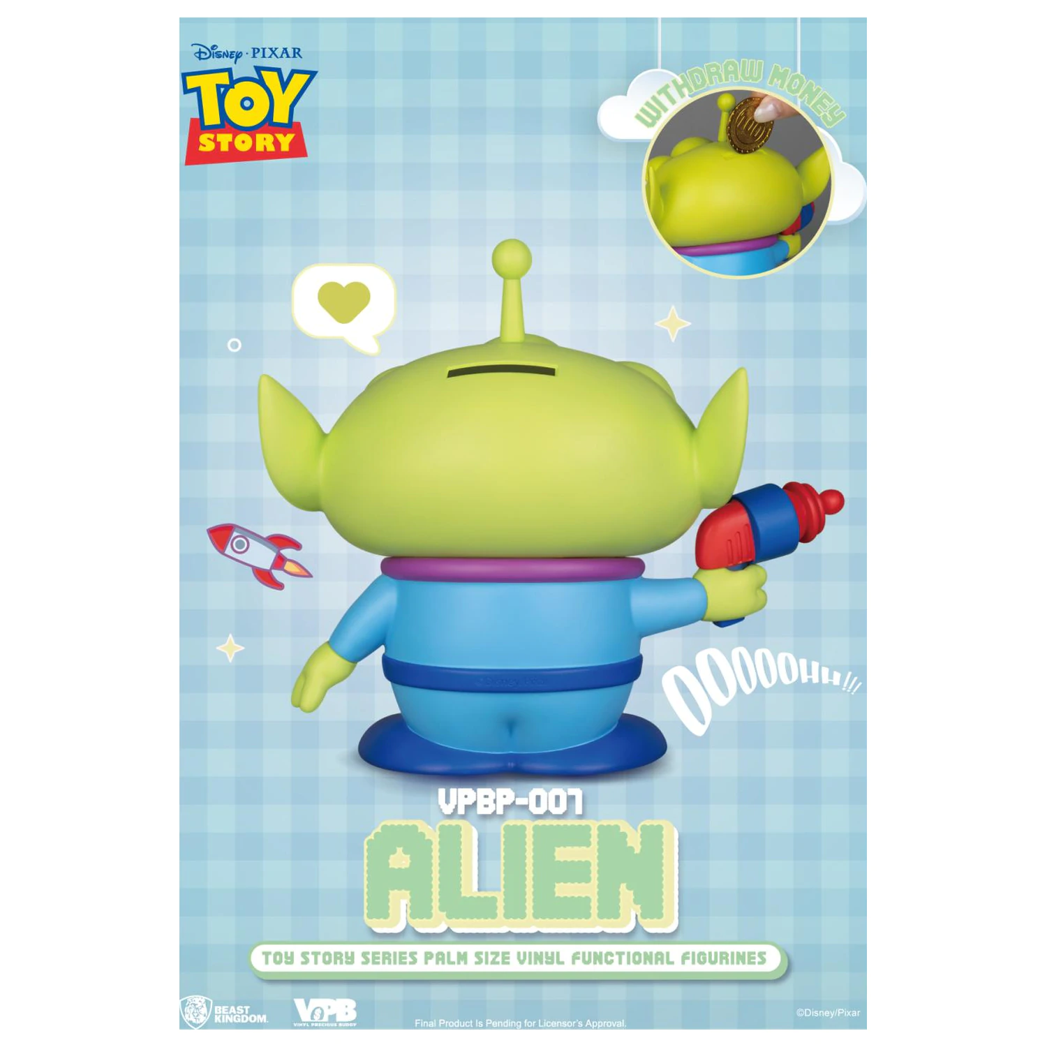 Toy Story Alien Bank Vinilna figura 12 cm fotografija izdelka
