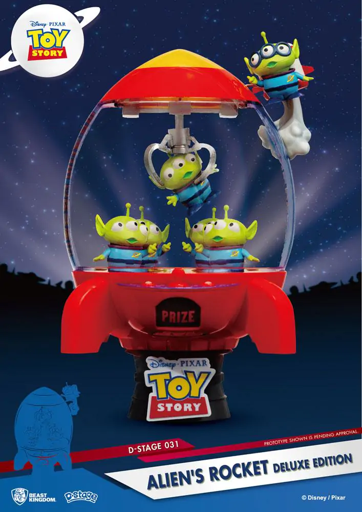 Toy Story D-Stage PVC Diorama Alien's Rocket Deluxe Edition 15 cm fotografija izdelka