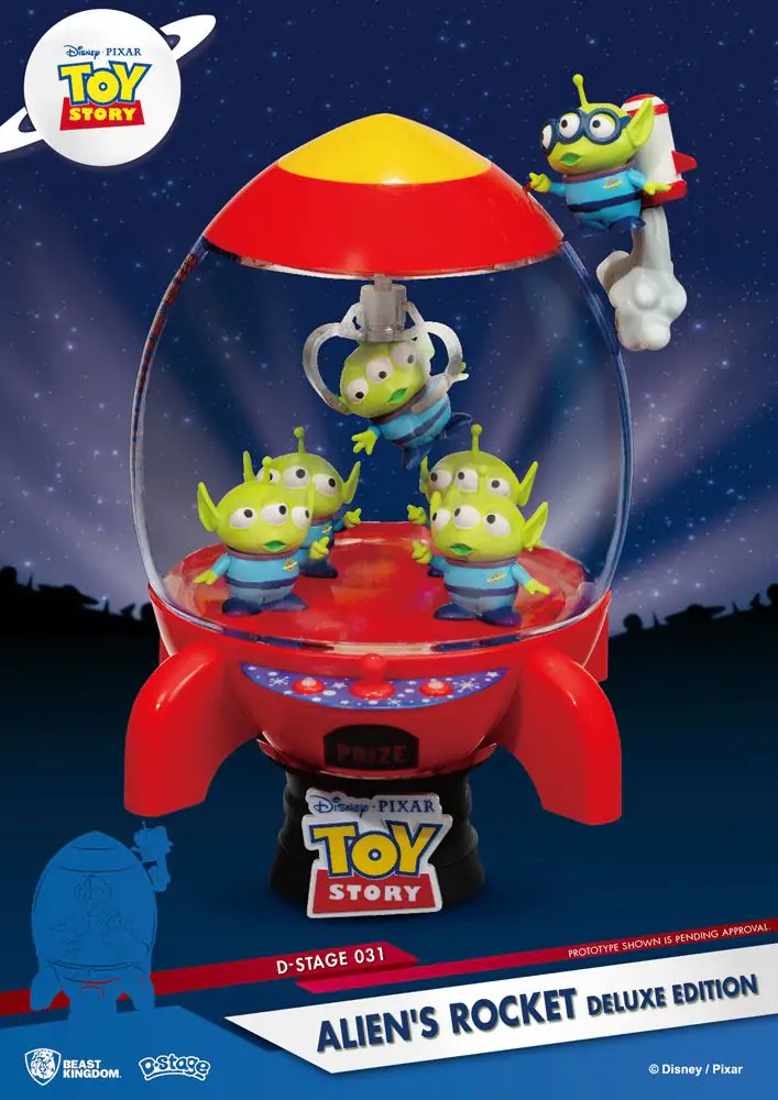 Toy Story D-Stage PVC Diorama Alien's Rocket Deluxe Edition 15 cm fotografija izdelka