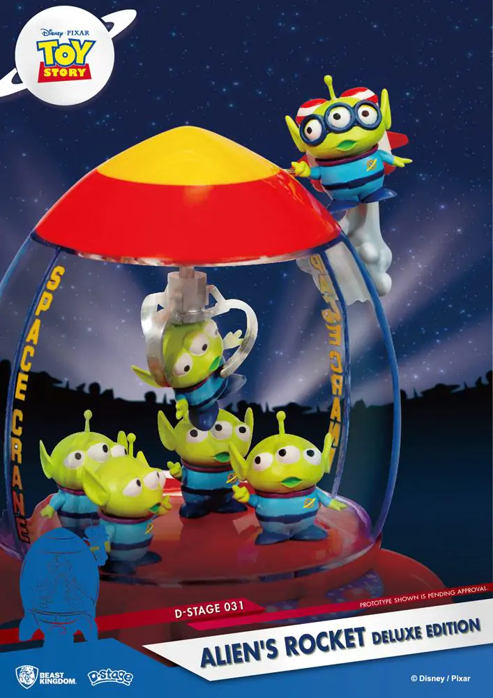 Toy Story D-Stage PVC Diorama Alien's Rocket Deluxe Edition 15 cm fotografija izdelka