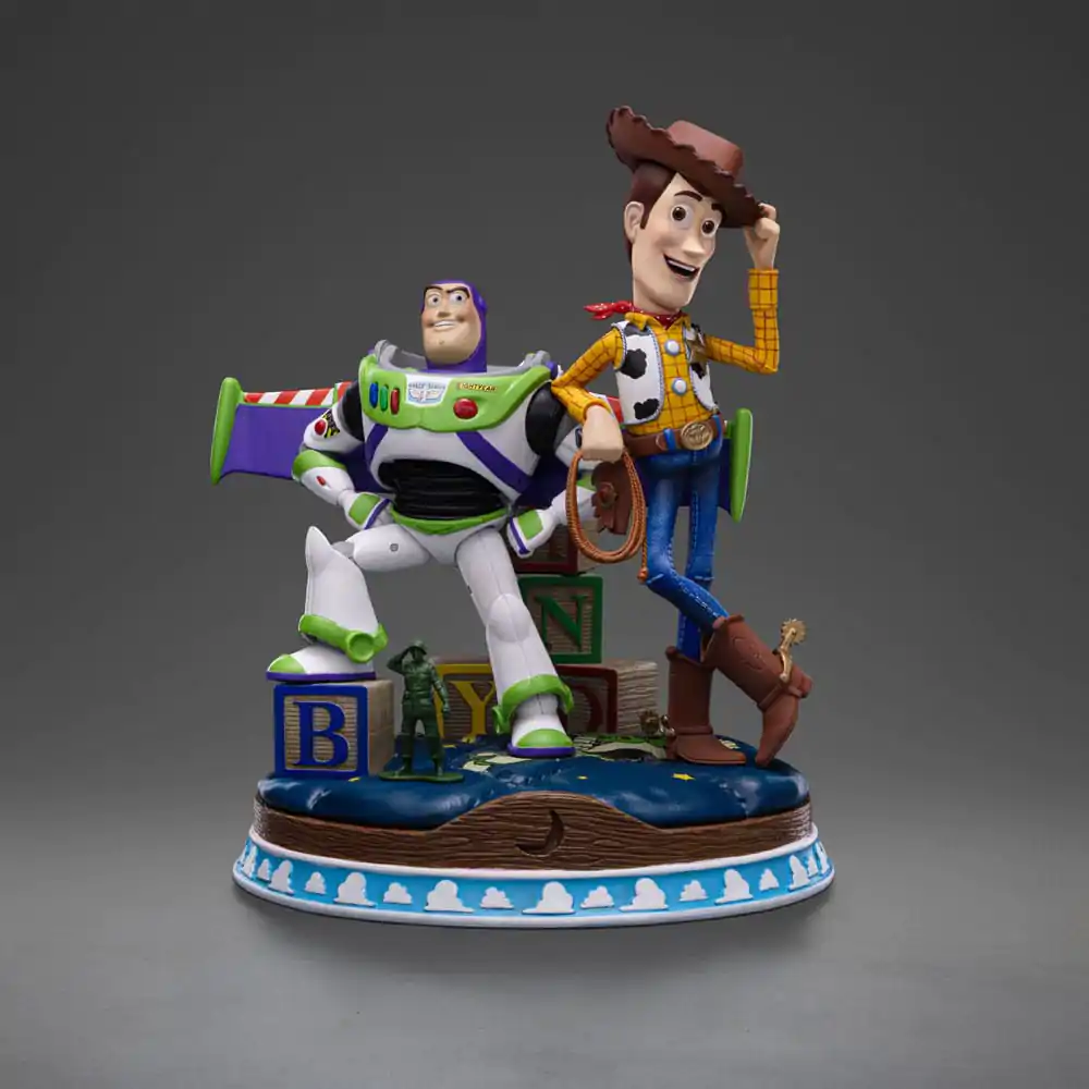 Toy Story Deluxe umetniška figurica v merilu 1/10 Buzz & Woody 38 cm fotografija izdelka