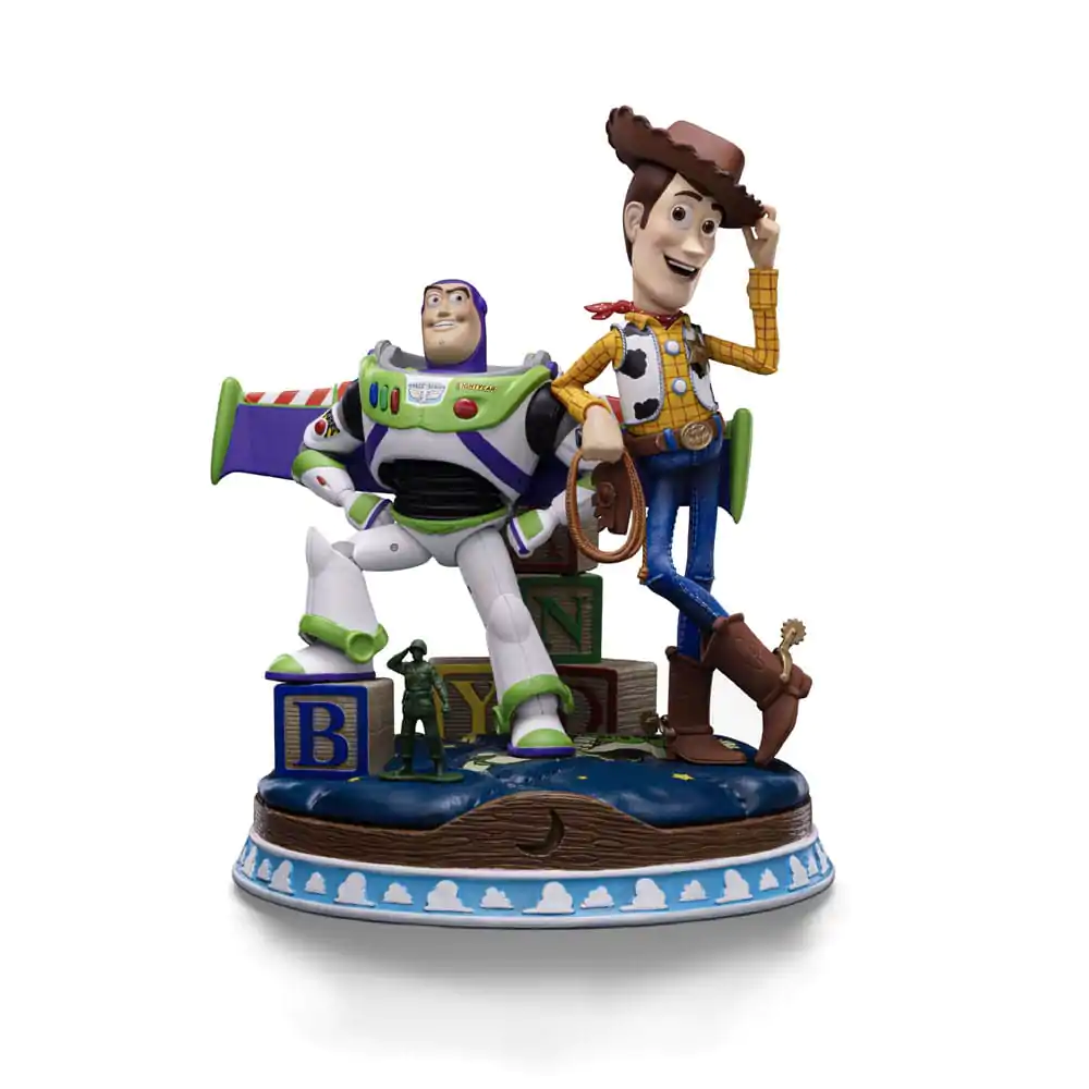 Toy Story Deluxe umetniška figurica v merilu 1/10 Buzz & Woody 38 cm fotografija izdelka