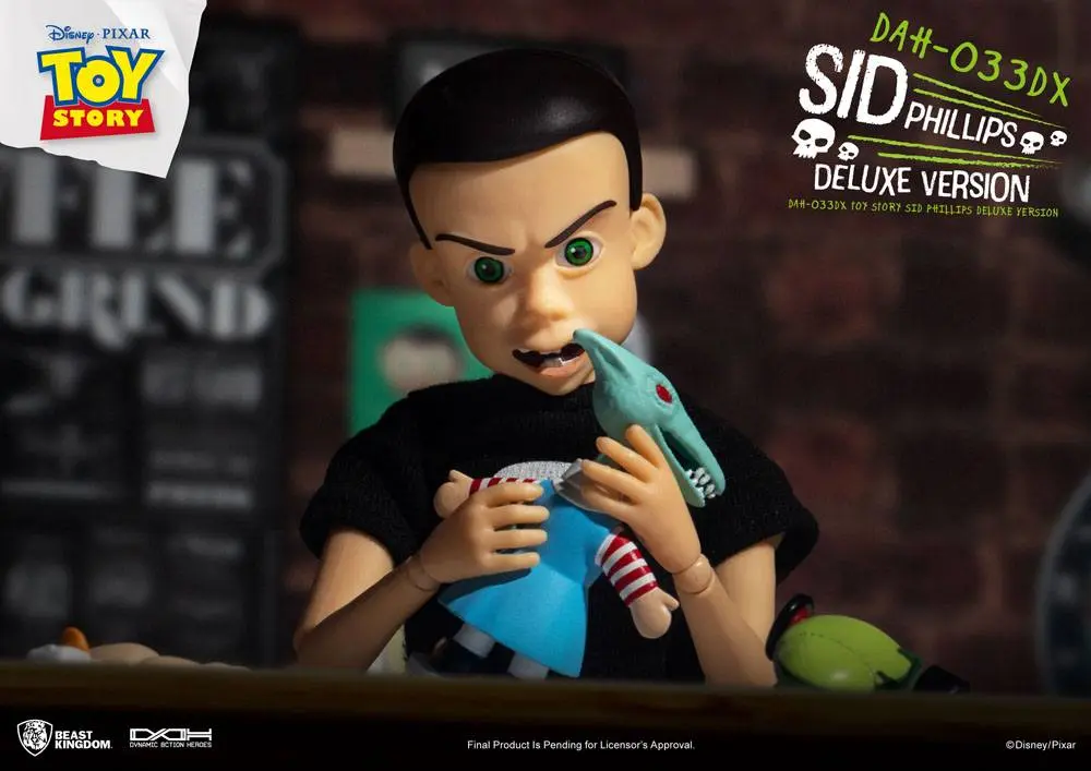 Toy Story Dynamic 8ction Heroes Akcijska figura Sid Phillips Deluxe različica 14 cm fotografija izdelka