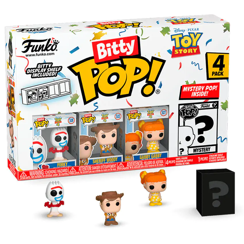 Blister s 4 figuricami Bitty POP Disney Toy Story Forky fotografija izdelka