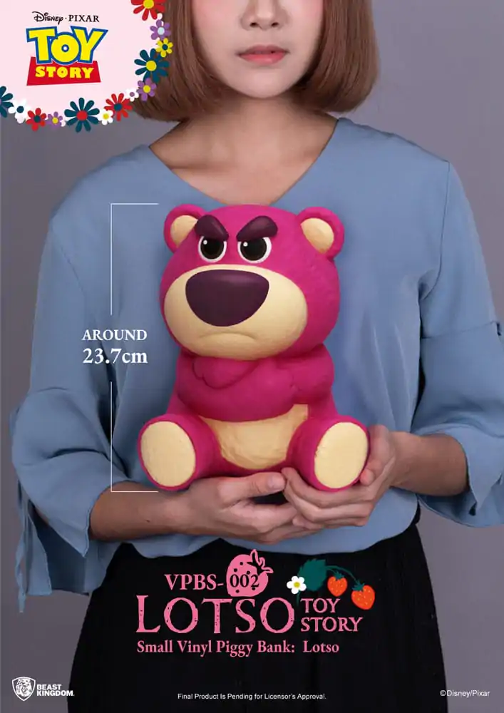 Toy Story Prašiček Vinyl Bank Lotso 24 cm fotografija izdelka